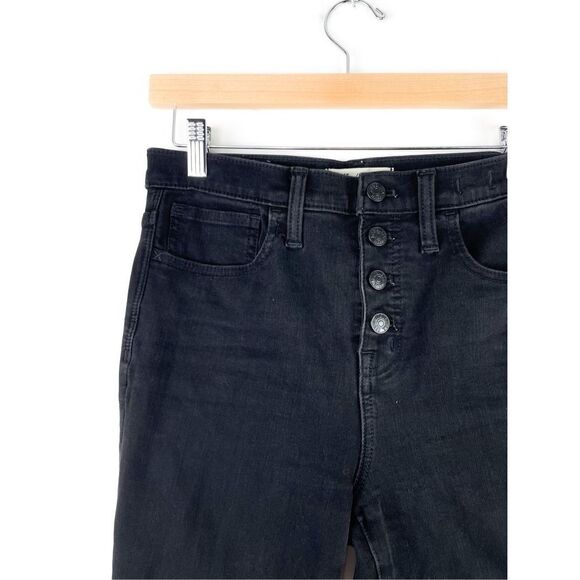 Madewell Tall 10" High-Rise Roadtripper Jeggings: Button-Front Edition Size 26T - Picture 3 of 15